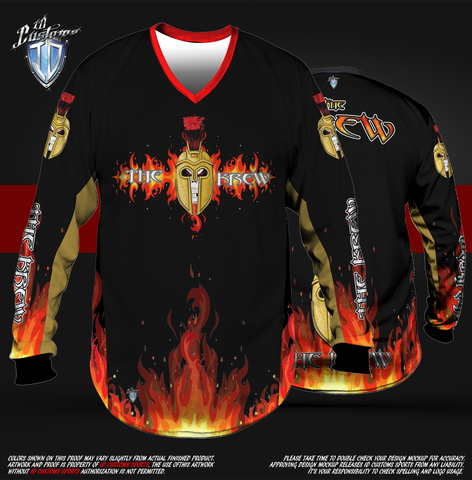 ID Custom Sports Wear Pro Paintball Custem Sublimated Jersey Reg Paintball Shirt The Krew