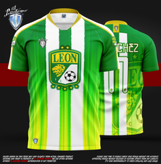 ID Custom Sports Wear Pro Soccer Full Custem Sublimated Jersey Leon SOCCER T-Shirt