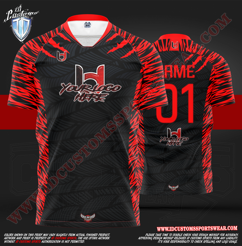 USA ID Custom Sports Wear Semi Pro Paintball Custom Sublimated Jersey Semi Pro Paintball Shirt Texas United States ID Custom Sports Wear Pro Paintball Full Custem Sublimated Jersey Soccer Rangla Red Tiger