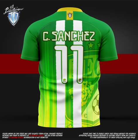 ID Custom Sports Wear Pro Soccer Full Custem Sublimated Jersey Leon SOCCER T-Shirt