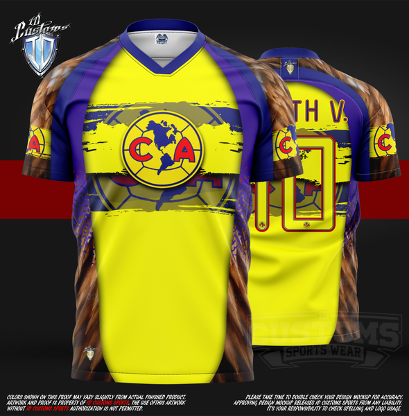 ID Custom Sports Wear Full Custom Sublimation Shirt Soccer America 