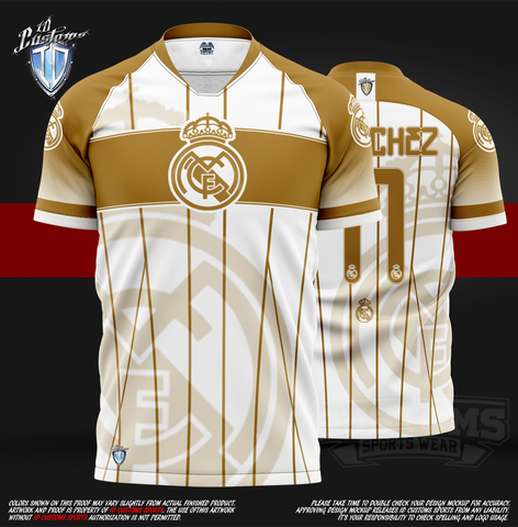 ID Custom Sports Wear Full Custom Sublimation Shirt Soccer Real Madrid
