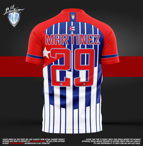 ID Custom Sports Wear Pro Soccer Full Custem Sublimated Jersey Cuba T-Shirt