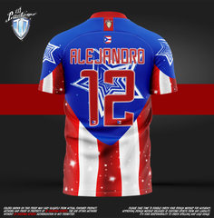 ID Custom Sports Wear Pro Soccer Full Custem Sublimated Jersey Puerto Rico SOCCER T-Shirt