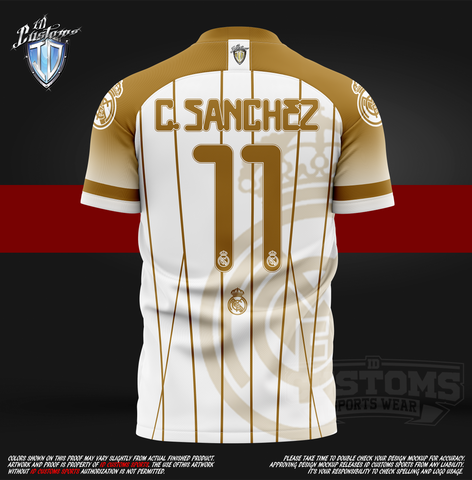 ID Custom Sports Wear Full Custom Sublimation Shirt Soccer Real Madrid