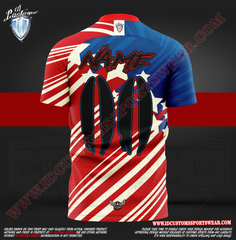 USA ID Custom Sports Wear Semi Pro Paintball Custom Sublimated Jersey Semi Pro Paintball Shirt Texas United States ID Custom Sports Wear Pro Paintball Full Custem Sublimated Jersey Soccer Rangla 70s USA