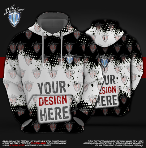 ID Custom Sports Wear Custem Sublimated Pullover Hoodie