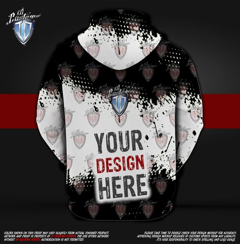 ID Custom Sports Wear Custem Sublimated Pullover Hoodie