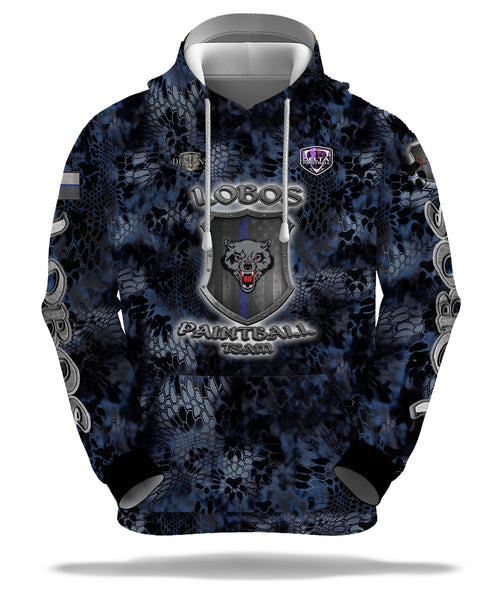 Lobos Paintball Team Hodie