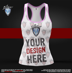 A Woman's Tank Top Shirt Your Design Here