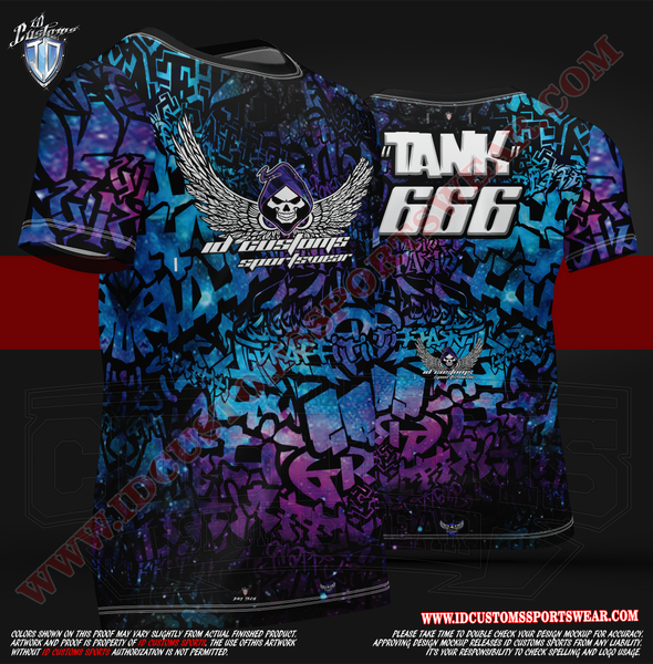 USA ID Custom Sports Wear Full Custem Sublimated Jersey Tshirt T-ShirtShirt Texas United States ID Custom Sports Wear Full Custem Sublimated Jersey Tshirt T-Shirt TANK 666