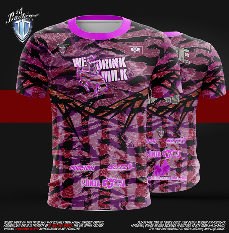 ID Custom Sports Wear Pro Run Custem Sublimated Jersey Shirt We Drink Beer