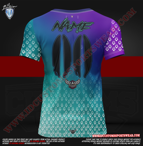 USA ID Custom Sports Wear Full Custem Sublimated Jersey Tshirt T-ShirtShirt Texas United States ID Custom Sports Wear Full Custem Sublimated Jersey Tshirt T-Shirt Vixens