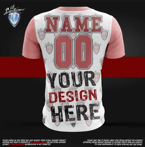 ID Custom Sports Wear Pro Paintball Custem Sublimated Jersey T- hirt Your Design Here