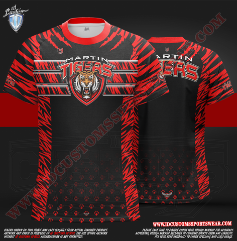 ID Custom Sports Wear Pro Paintball Custem Sublimated Jersey T-Shirt Rangla Martin HS Black