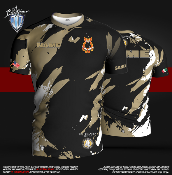 ID Custom Sports Wear Pro Paintball Custem Sublimated Jersey T-Shirt Rancho Santa Elvira