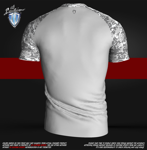 ID Custom Sports Wear Pro Paintball Custem Sublimated Jersey T-Shirt Pro Camo