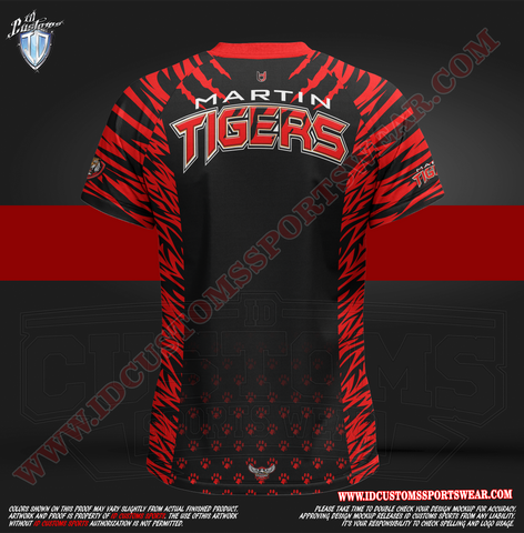 ID Custom Sports Wear Pro Paintball Custem Sublimated Jersey T-Shirt Rangla Martin HS Black