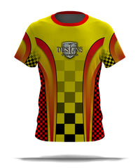 Yellow Red Racer Shirts